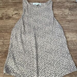 Gaze Leopard Print High Neck Bodysuit Size Small